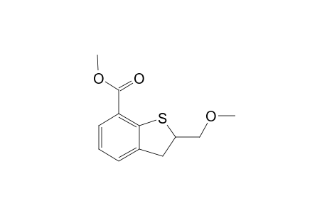 2-Methoxymethyl-2,3-dihydrobenzo[B]thiophene-7-carboxylic acid, methyl ester