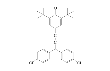 2,6-Di-tert-butyl-4-[3,3-bis(4-chlorophenyl)propadienylidene]-2,5-cyclohexadien-1-one (Quinopropadiene)