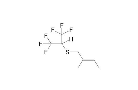 ALPHA-HYDROHEXAFLUOROISOPROPYL 2-METHYL-2E-BUTENYL SULPHIDE