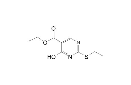 2-(ethylthio)-4-hydroxy-5-pyrimidinecarboxylic acid, ethyl ester