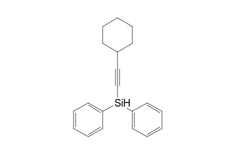 (Cyclohexylethynyl)-diphenylsilane