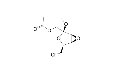 METHYL-1-O-ACETYL-3,4-ANHYDRO-6-CHLORO-6-DEOXY-BETA-D-TAGATOFURANOSIDE