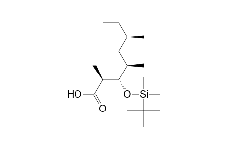 (2S,3S,4R,6R)-3-[(1,1-Dimethylethyl)dimethylsiloxy]-2,4,6-trimethyloctanoic acid