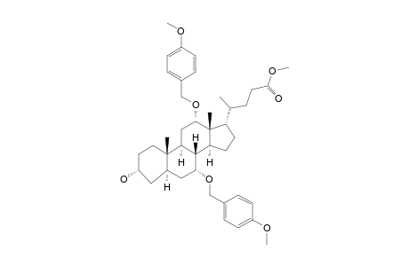 METHYL-3-HYDROXY-7,12-BIS-(4-METHOXYBENZYLOXY)-CHOLANOATE