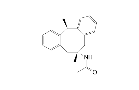 cis-6-(Acetylamino)-6,12-dimethyl-5,6,7,12-tetrahydrodibenzo[a,d]cyclooctene