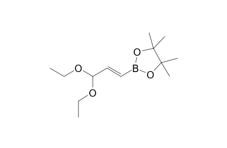 [3',3'-bis(Ethoxy)prop-1'-enyl]-(tetramethyl)ethanoboronate
