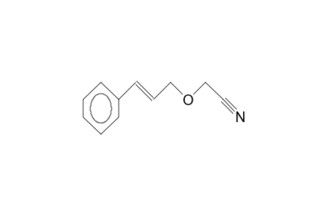 2-(trans-3-Phenyl-2-propenyloxy)-acetonitrile