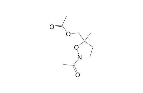 5-Isoxazolidinemethanol, 2-acetyl-5-methyl-, acetate (ester), (R)-