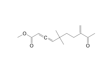 8-Acetyl-5,5-dimethyl-nona-2,3,8-trienoic acid, methyl ester