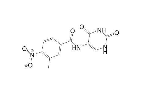 N-(2,4-dioxo-1,2,3,4-tetrahydro-5-pyrimidinyl)-3-methyl-4-nitrobenzamide