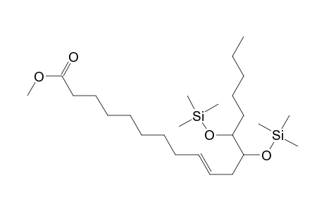 9-Octadecenoic acid, 12,13-bis[(trimethylsilyl)oxy]-, methyl ester