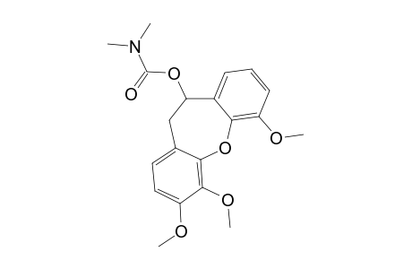 3,4,6-TRIMETHOXY-10-[(N,N-DIMETHYLAMINOCARBAMOYL)-OXY]-10,11-DIHYDRODIBENZ-[B,F]-OXEPINE