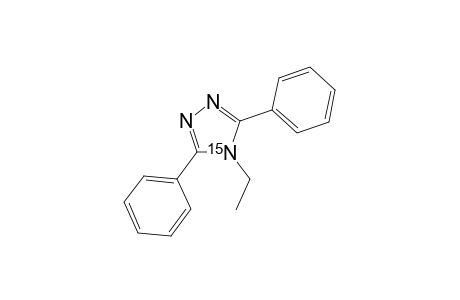 4-Ethyl-3,5-diphenyl-4H-[4-15N]-1,2,4-triazole
