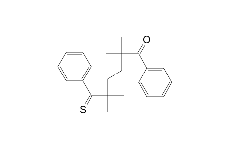 1-Hexanone, 2,2,5,5-tetramethyl-1,6-diphenyl-6-thioxo-