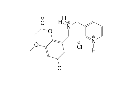 pyridinium, 3-[[[(5-chloro-2-ethoxy-3-methoxyphenyl)methyl]ammonio]methyl]-, dichloride