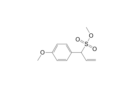 Benzenemethanesulfonic acid, .alpha.-ethenyl-4-methoxy-, methyl ester
