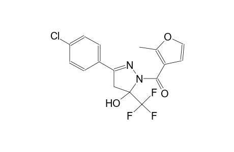 3-(4-chlorophenyl)-1-(2-methyl-3-furoyl)-5-(trifluoromethyl)-4,5-dihydro-1H-pyrazol-5-ol