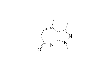 1,3,4-TRIMETHYL-6H-PYRAZOLO-[3,4-B]-AZEPIN-7-ONE