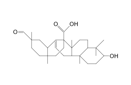 3.alpha.-Hydroxy-29-oxoolean-12-en-27-oic-acid