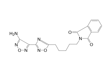 2-[5-[3-(4-Amino-furazan-3-yl)-[1,2,4]oxadiazol-5-yl]-pentyl]isoindole-1,3-dione