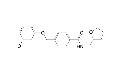 4-[(3-methoxyphenoxy)methyl]-N-(tetrahydro-2-furanylmethyl)benzamide