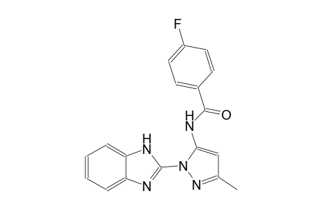 benzamide, N-[1-(1H-benzimidazol-2-yl)-3-methyl-1H-pyrazol-5-yl]-4-fluoro-