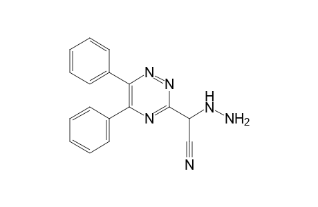 (5,6-Diphenyl-1,2,4-triazin-3-yl)hydrazinoacetonitrile