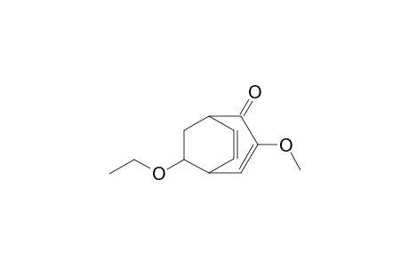 3-Methoxy-9.endo.-ethoxybicyclo[3.2.2]nona-3,6-dien-2-one