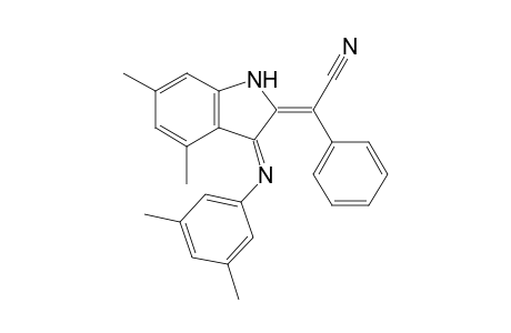 2-(1'-Cyano-1'-phenylmethylidene)-4,6-dimethyl-3-(3",5"-dimethylphenyl)imino-2,3-dihydro-1H-indole