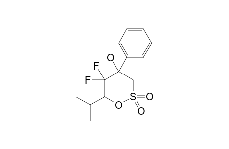 3,3-DIFLUORO-2-HYDROXY-2-PHENYL-4-ISOPROPYLBUTAN-1,4-SULTONE