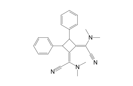 1,2-Bis(cyano-dimethylaminomethylen)-3,4-diphenyl-cyclobutane