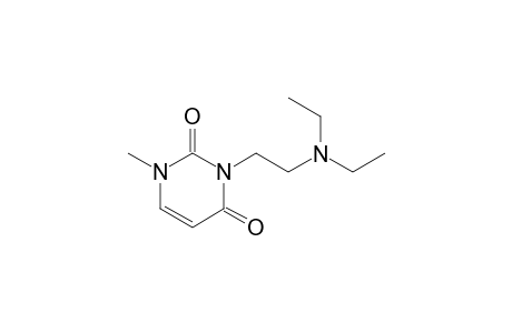 3-(.beta.-Diethylaminoethyl)-1-methyluracil