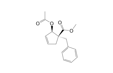 METHYL-(1R,2S)-2-ACETOXY-1-BENZYL-3-CYCLOPENTENECARBOXYLATE