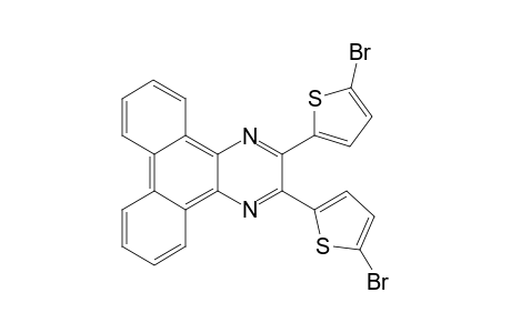 2,3-Bis(5-bromothiophen-2-yl)dibenzo[f,h]quinoxaline