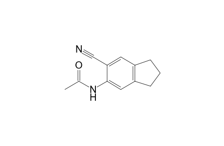 N-(6-cyano-2,3-dihydro-1H-inden-5-yl)acetamide