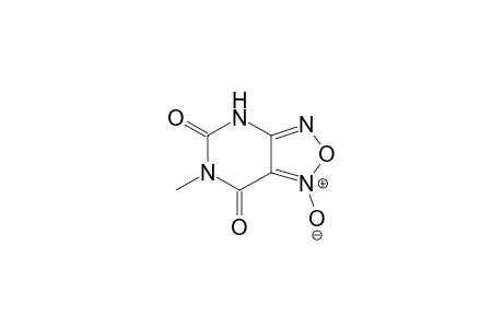 6-methyl-[1,2,5]oxadiazolo[3,4-d]pyrimidine-5,7(4H,6H)-dione, 1-oxide