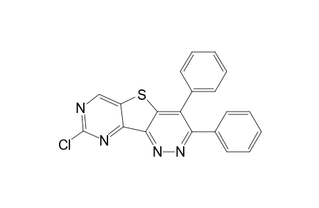 8-Chloro-3,4-diphenylpyrimido[4',5' : 4,5]thieno[3,2-c]pyridazine