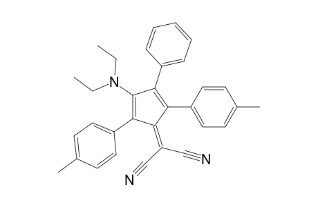 Propanedinitrile, [3-(diethylamino)-2,5-bis(4-methylphenyl)-4-phenyl-2,4-cyclopentadien-1-ylidene]-