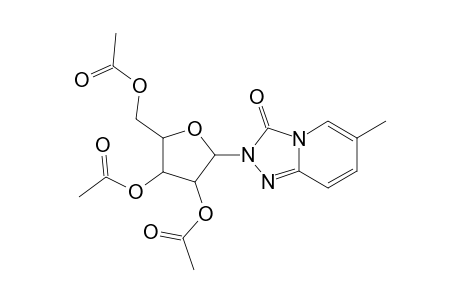 3-OXO-6-METHYL-2-BETA-D-(2,3,5-TRIACETYL)-RIBOFURANOSYL-S-TRIAZOLO-[4.3-A]-PYRIDINE