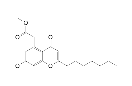 PESTALOTIOPSONE_A;5-CARBOMETHOXYMETHYL-2-HEPTYL-7-HYDROXYCHROMONE