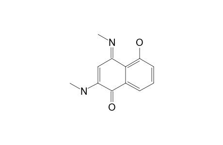 N-METHYL-5-HYDROXY-2-METHYLAMINO-1,4-NAPHTHOQUINON-4-IMINE