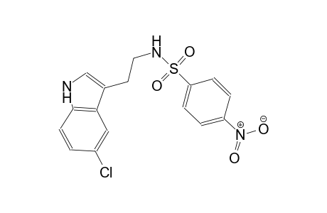 N-[2-(5-chloro-1H-indol-3-yl)ethyl]-4-nitrobenzenesulfonamide