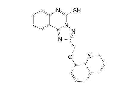 2-[(8-quinolinyloxy)methyl][1,2,4]triazolo[1,5-c]quinazolin-5-yl hydrosulfide