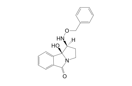 1-Benziloxyamino-9b-hydroxy-1,2,3,9b-tetrahydro-pyrrolo[2, 1-a]isoindol-5-one