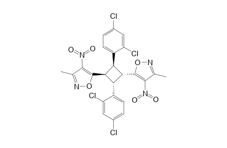 TRANS-1,3-DI-(3-METHYL-4-NITROISOXAZOL-5-YL)-TRANS-2-CIS-4-DI-(2,4-DI-CHLOROPHENYL)-CYCLOBUTANE
