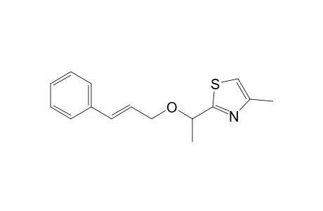 2-[1'-(3"-Phenylallyl)oxyethyl]-4-methylthiazole