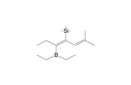 [(1Z)-2-(Diethylboryl)-1-(2-methyl-1-propenyl)-1-butenyl](trimethyl)silane