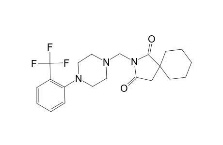 N-[(4-(2-trifluoromethylphenyl)piperazin-1-yl)-methyl]-2-azaspiro[4.5]decane-1,3-dione