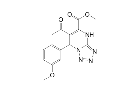 [1,2,3,4]Tetrazolo[1,5-a]pyrimidine-5-carboxylic acid, 6-acetyl-4,7-dihydro-7-(3-methoxyphenyl)-, methyl ester