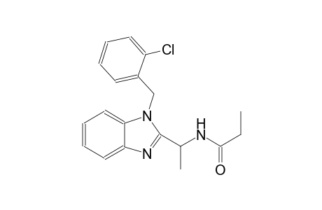 propanamide, N-[1-[1-[(2-chlorophenyl)methyl]-1H-benzimidazol-2-yl]ethyl]-